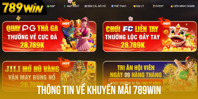 Thông tin về khuyến mãi 789win